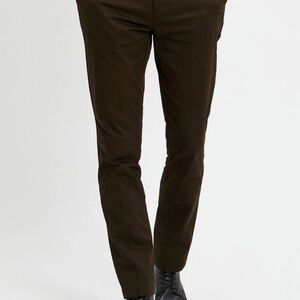 REISS Hamilton Men's Rich Brown Formal Trousers